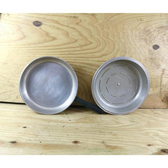 Vintage Club Cookware Set Aluminum Club Supra Yellow White Skillet 10" - Picture 2 of 10